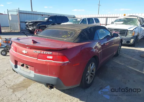 2015 Chevrolet Camaro 1Lt из США, поврежденный, VIN 2G1FD3D34F9283143